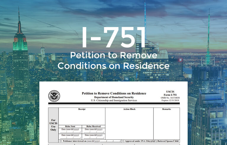 Petition to Remove Conditions on Residence