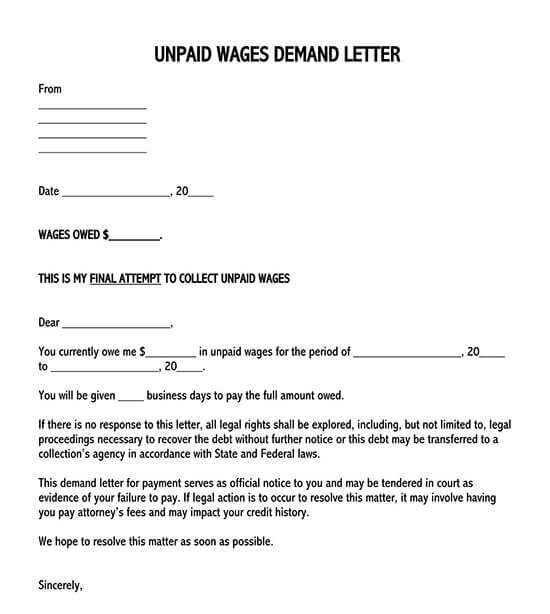 How to Write a Petition Demand Letter For Money Owed