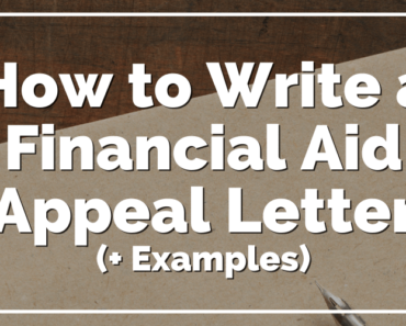 How to Write a Petition Letter for Financial Aid